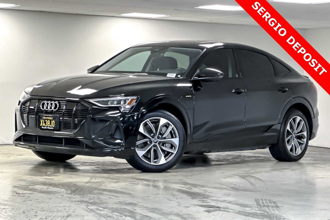 Used 2021 Audi e-tron Sportback Premium Plus with VIN WA12AAGE1MB000591 for sale in Houston, TX